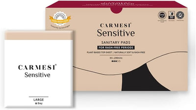Carmesi Sensitive - Sanitary Pads for Rash-Free Periods (30 L)