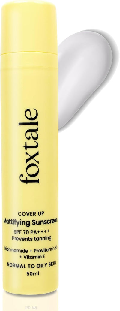 Foxtale Niacinamide Matte Sunscreen Mattifying Sunscreen Spf70+Pa++++ 50Ml