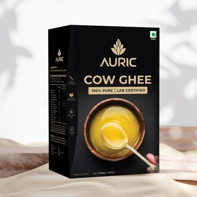 Auric Premium Cow Ghee Lab Certified 1000 ml (900g)