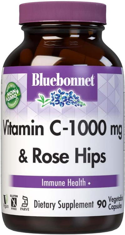 BlueBonnet VIT C1000MG+ROSEHIPS 90S