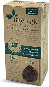 Biomagic Permanent Hair Dye - Deep Dark Blonde Beige Pearl