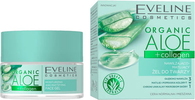 Ev Org Aloe +collagen Moistur& Mattify Face Gel 50ml