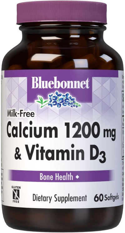 BlueBonnet CAL 1200MG + VIT D 400 IU 60S
