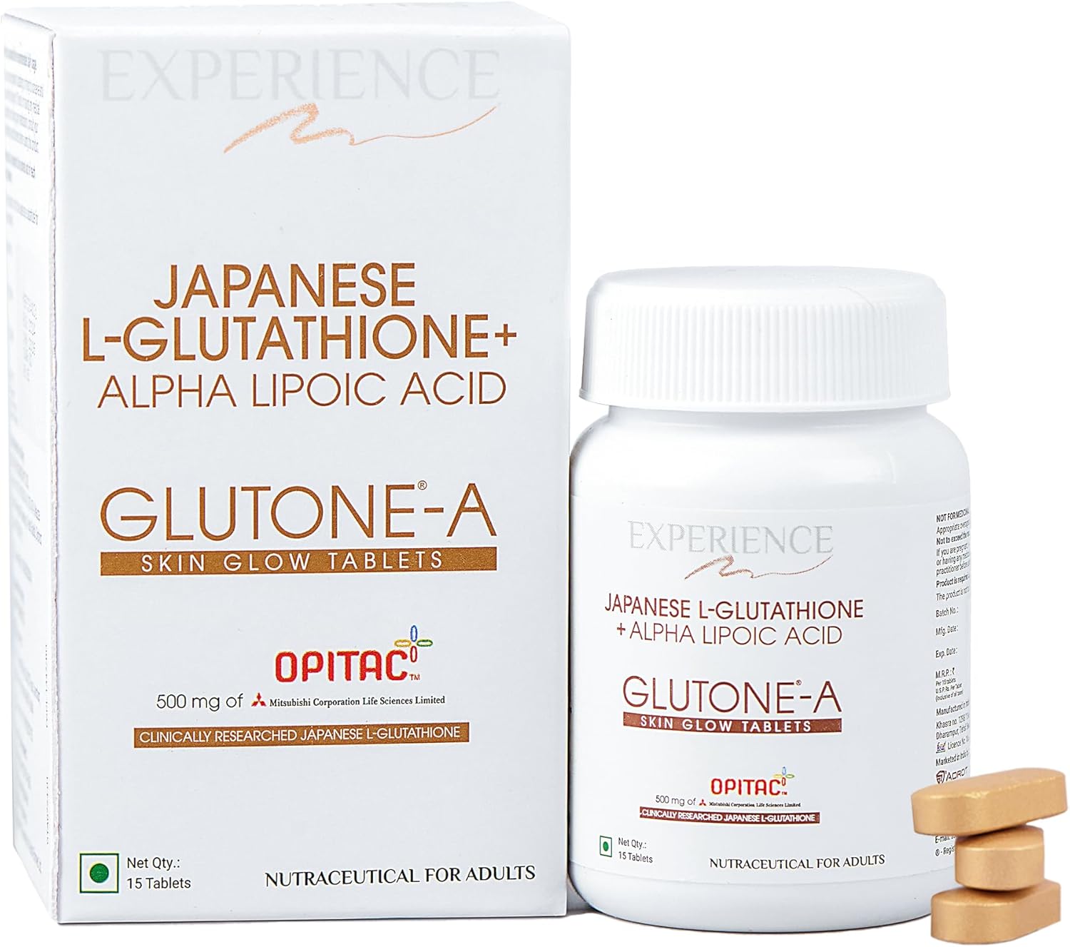 japanese glutathione tablets Glutone-A Size:2oz Glass Dropper Bottle BPC-157 and Gut Health liposomal-glutathione
