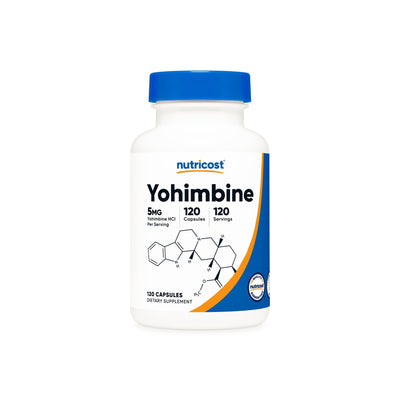 Nutricost Extra Strength Yohimbine HCl (5mg) - 120 Capsules