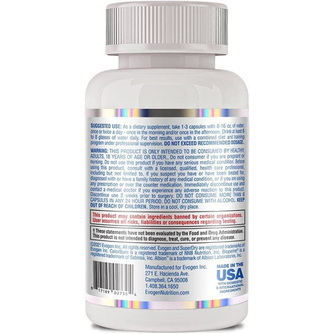 Evogen Nutrition Super Dry Water Loss,  45 Capsules Evogen Nutrition Super Dry Water Loss,  45 Capsules