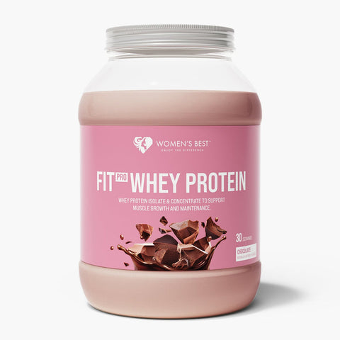 WOMEN'S BEST FIT WHEY PROTEIN CHOCOLATE 908G with KUWA Bottle 