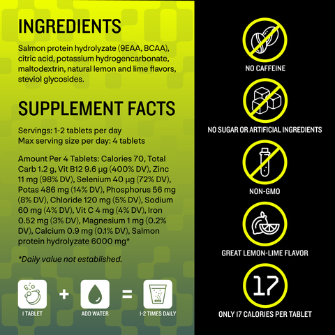 Unbroken 1 tube lemon Lime 10 tablets