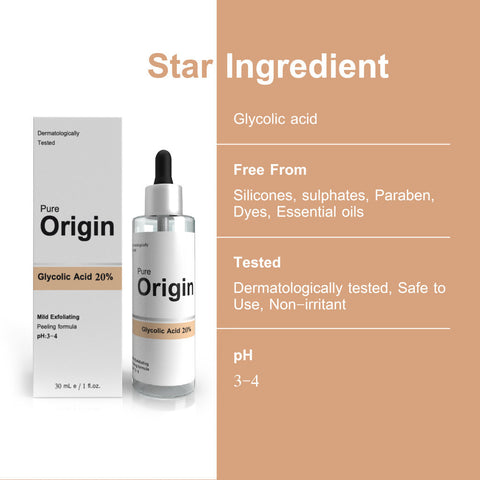 Esse Beauty Pure Origin Glycolic Acid 20% Serum 30Ml