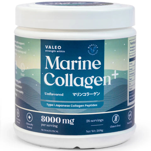 Valeo Collagen + Wellbeing Nutrition Superfood Plant Protein Dark Chocolate Hazelnut + Plix Apple Cider Vinegar Juicy watermelon Daily fizzy + PILGRIM 24K Gold Serum 20 Ml + Plix Flaunt your hair Orange Burst 15 Effervescent Tablets