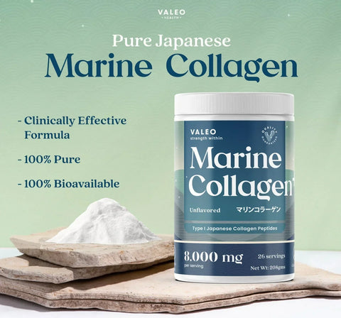 Valeo Marine Collagen + Valeo Matcha 20 Tabs