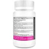 NutraBlast Boric Acid Vaginal Suppositories - Intimate Health Support 30 Count