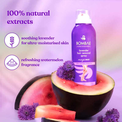 Bombae Shaving Company Hair Removal Spray | Lavender - 200g