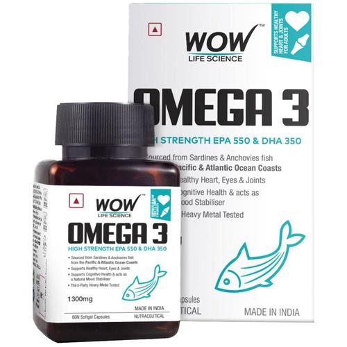 Wow Life Science Omega Capsules 60N