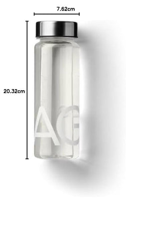 AG1 Athletic Greens 16oz Premium Plastic Shaker Bottle with Stainless Steel Lid
