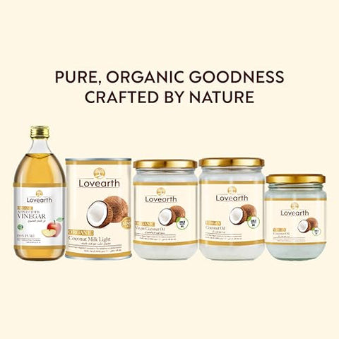 Lovearth Organic Coconut Cream 400Ml