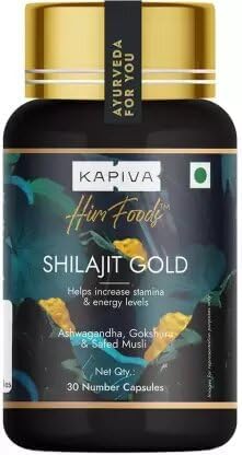 Kapiva Shilajit Gold Capsules 30 capsules