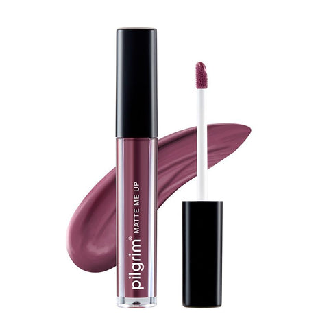 Pilgrim Liquid Matte Lipstick - Mauve Desire | Lipstick for Women with Hyaluronic Acid & Spanish Squalane | Transferproof, Long Lasting & Non Drying with Hydrating Ingredients 3gms