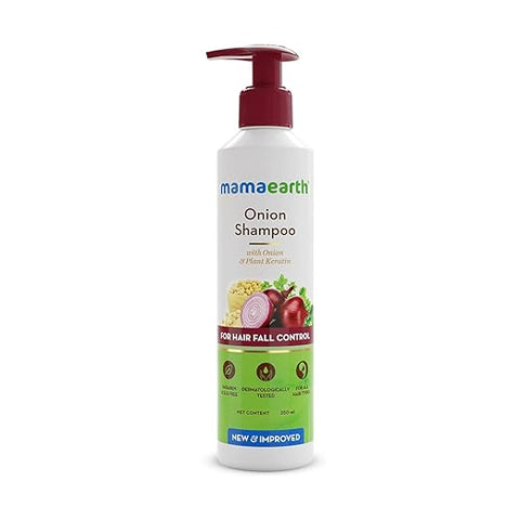 Mamaearth Onion Shampoo for Hair Fall Control | 1L