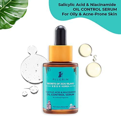 Pilgrim 2% Salicylic Acid + 3% Niacinamide Oil Pack of 2