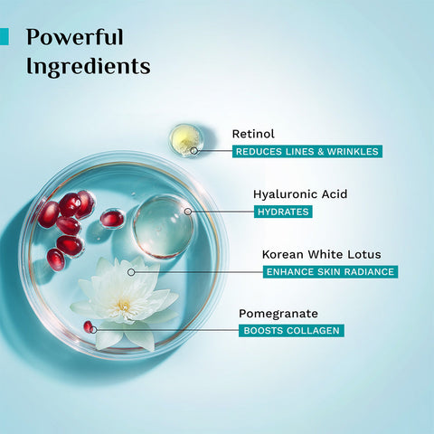 سيروم بيلجريم ريتينول وحمض الهيالورونيك لشد البشرة وتقويتها 30 مل