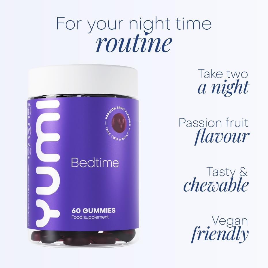 Yumi Bedtime 5HTP Passion Fruit Flavour Gummies 60