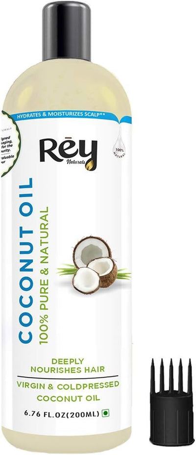 Rey Naturals Extra Virgin Cold Pressed Coconut Oil 200 ml