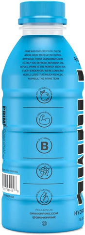 Prime hydration drink 500ml, Blue Raspberry