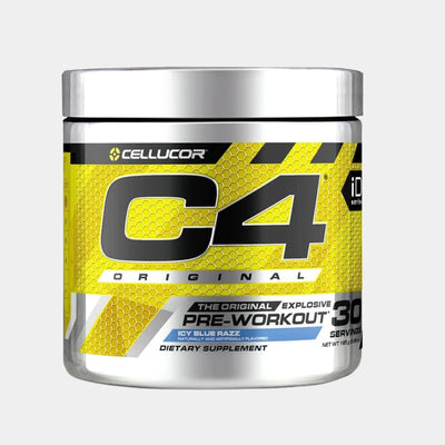 CELL C4 ORIGINAL 30SRV ICY BLUE RAZZ (12/CA) (NEW)