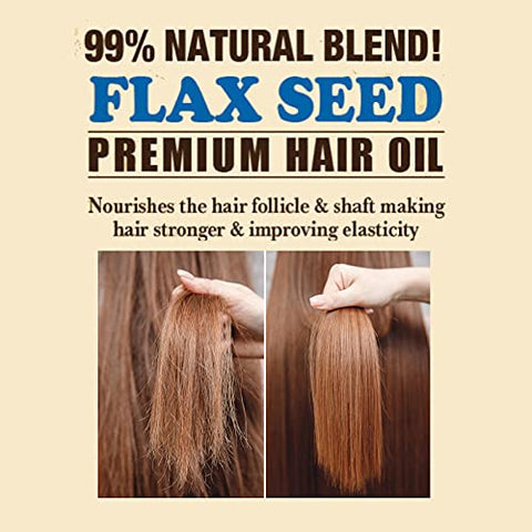 Difeel 99% Natural Blend Flax Seed Hair Oil 75ml