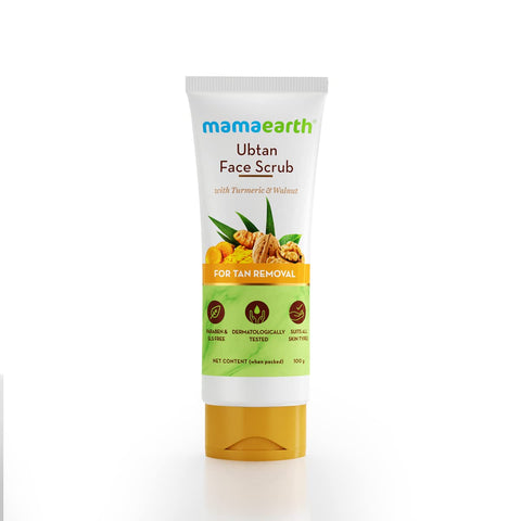 Mamaearth Ubtan Face Scrub, 100 ml