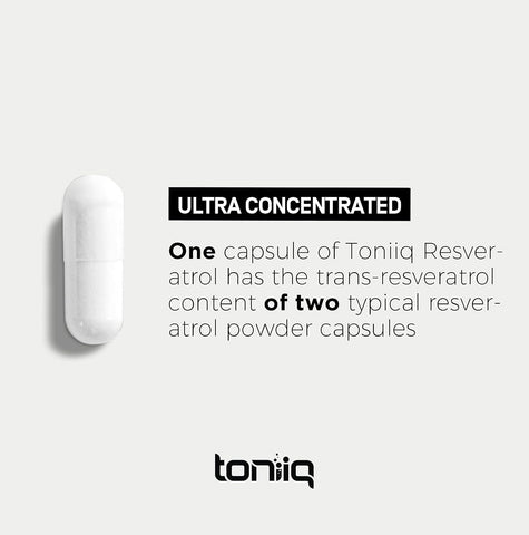 TONIIQ ULTRA HIGH PURITY RESVERATROL CAPSULE