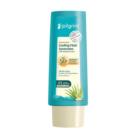 Pilgrim Korean Aloe Cooling Fluid Sunscreen Spf 50 ML
