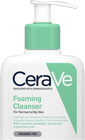 CeraVe Foaming Cleanser for Normal to Oily Skin 236ml