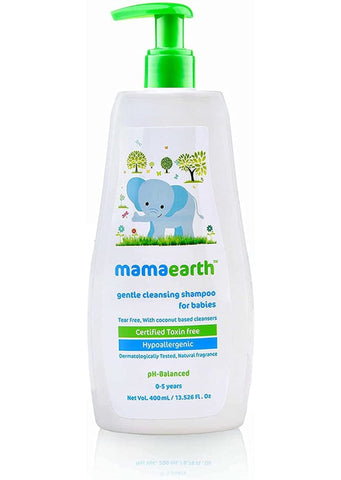 MAMAEARTH Gentle Cleansing Shampoo, 400 ml