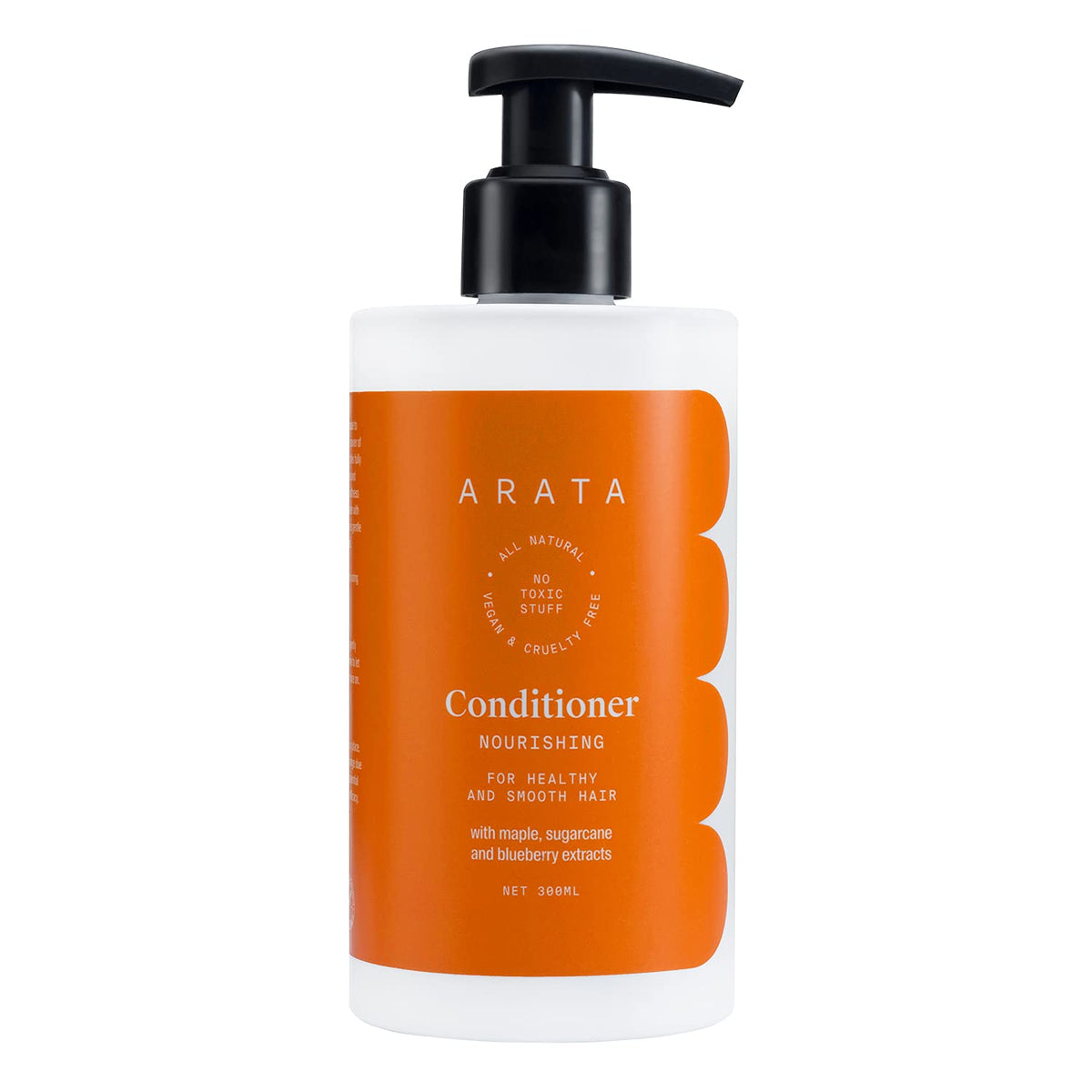 Arata Zero Chemicals Natural Nourishing Hair Conditioner, Orange 300 Ml