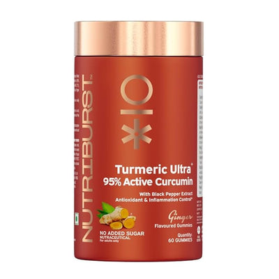 Nutriburst Turmeric 3000mg  Ginger  60 Gummies