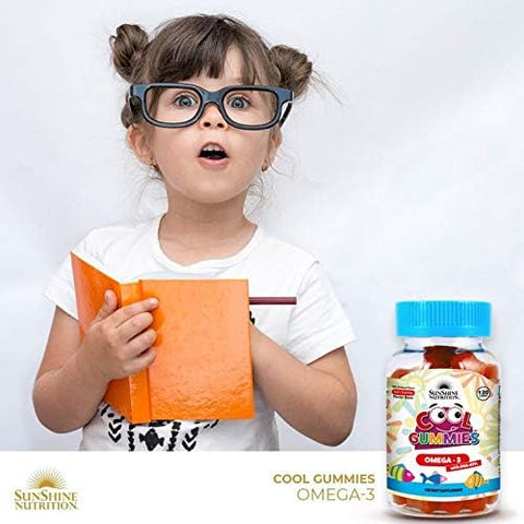 Sunshine Nutrition Cool Gummies Kids Omega3 With Dha/epa 120