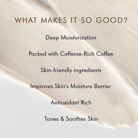 mCaffeine Naked & Raw Latte Coffee Face Moisturizer