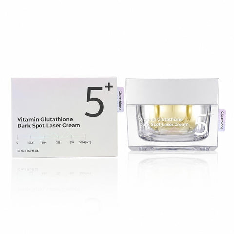 No.5+ Glutathione Vitamin Dark Spot Laser Cream - 50ml Face Treatment