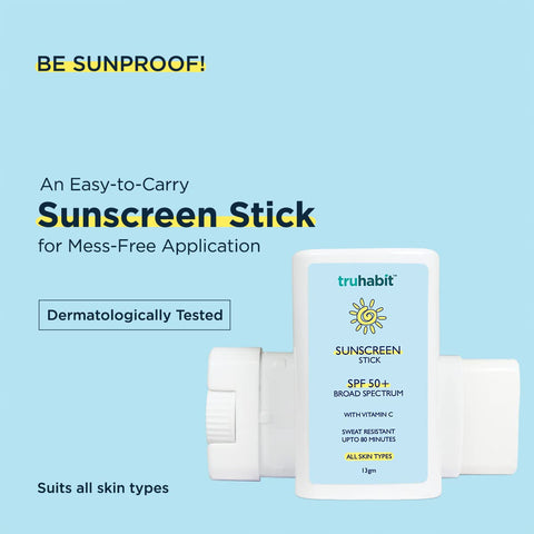 Truhabit Sunscreen Stick Spf 50 For Face (13gm)