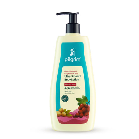 Pilgrim French Red Vine & Hyaluronic Acid Ultra Smooth Body Lotion 400 ML