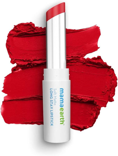 Mamaearth Softmatte Long Stay Lipstick 07 Ruby Red 3.5G