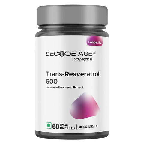 DECODE AGE Trans-Resveratrol 500 Capsules 60