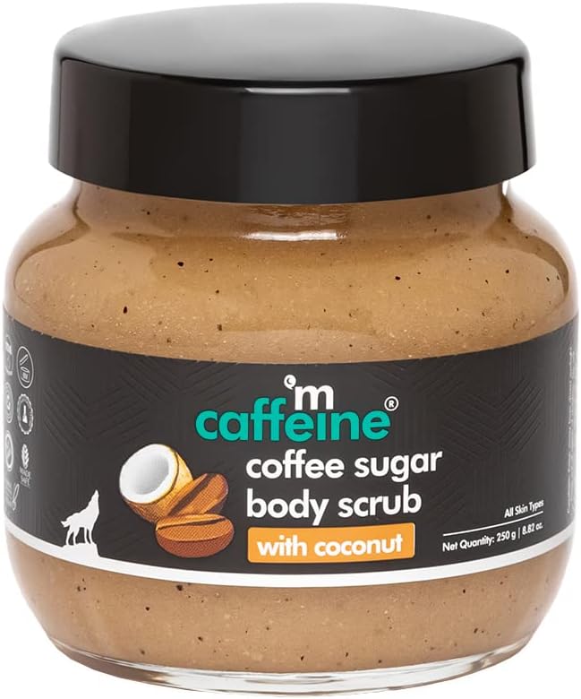 mCaffeine Coffee Sugar Body Scrub with Coconut