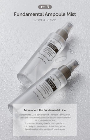 Klairs Fundamental Ampule Mist 125 mL