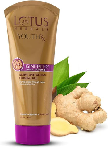 LOTUS Herbals YouthRx Active Anti Ageing Foaming Gel 100g -