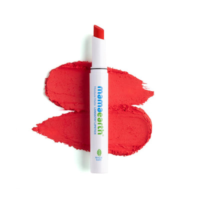 Mamaearth Moisture Matte Long Stay Lipstick 15 Grape fruit Pink 2G
