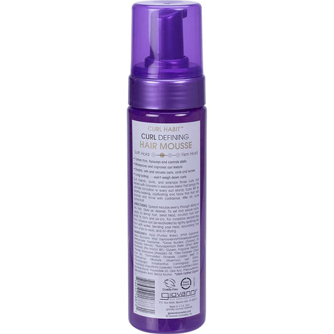 Giovanni Curl Habit Defining All Curl Type Hair Mousse 207Ml