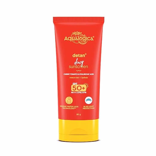 AQUALOGICA Detan+ Dewy Sunscreen 80gm